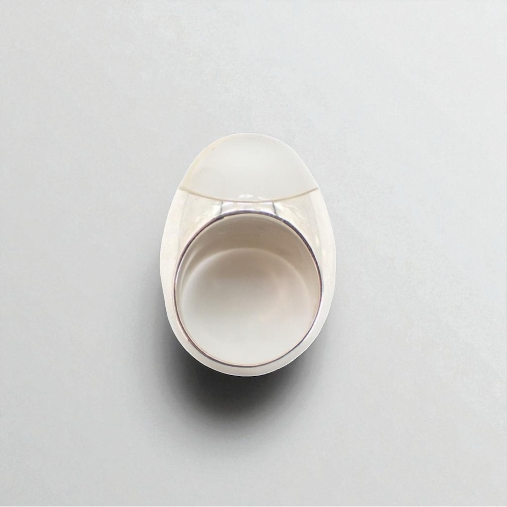 Vintage Gucci Silver White Ring - Picture 2 of 5